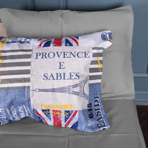 Простирадло MirSon Сатин 22-1382 English Style 150х220 см (2200010471663) - фото 4