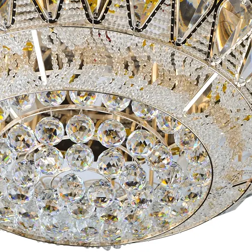 Люстра Brille торт стельова з підсвічуванням LED E14 40W Glass (BCL-607C/9) - фото 3