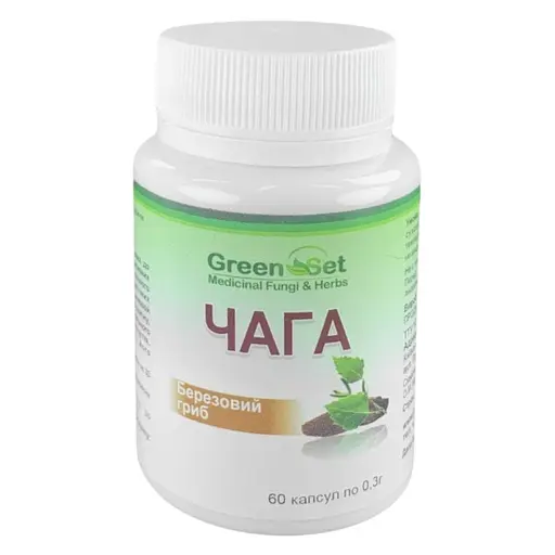 Чага - Березовий гриб GreenSet 60 капсул
