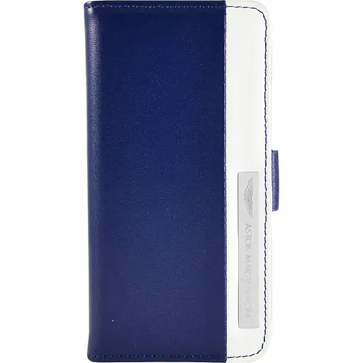 Чохол-книжка Aston Martin iPhone 5C stripe metal blue/white SMBKIPH5CC062 - фото 1