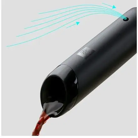 Декантер для вина Huo Hou Vacuum Stopper HU0074 (чорний) - фото 4