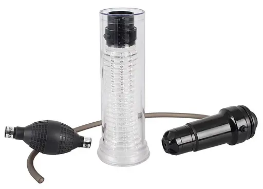 Помпа для члена с вибрацией Orion Vibrating Multi Pump & Masturbator 33.7 см прозрачный - фото 4
