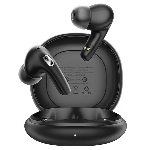 Бездротові навушники ACEFAST W3 active noise cancelling true wireless earbuds Black - фото 1