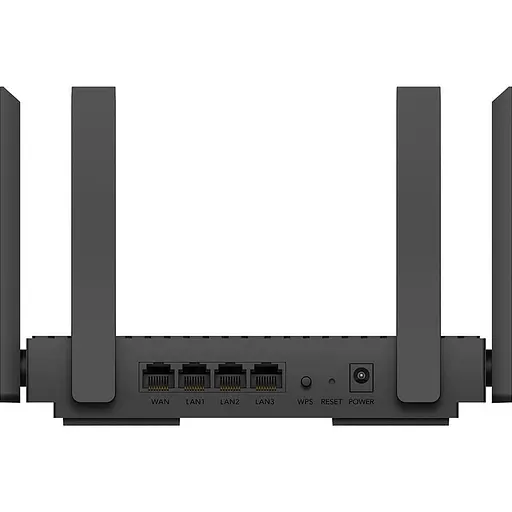 Роутер Cudy WR3000, Black, Wi-Fi 6 (до 2600 Mb/s, 2.4/5GHz), 3хLAN (10/100/1000 Mb/s), 1хWAN (WR3000) - фото 3