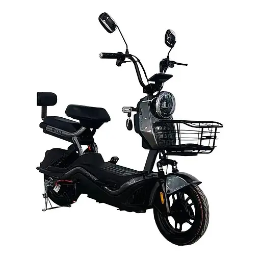 Електроскутер Двомісний Crosser CR1 (800W, 60V, 24ah графенові АБК) Сірий - фото 2