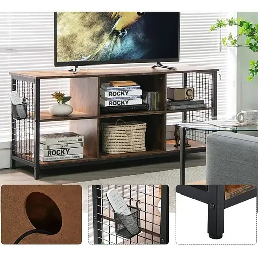 Тумба под ТВ Costway Ketrin в стиле Loft - фото 5