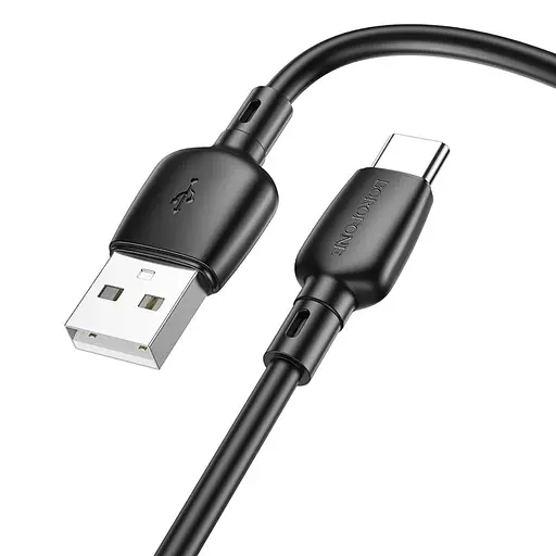 Кабель Borofone BX93 USB to Type-C QC 27W 1 м чорний