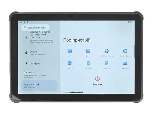 Планшет Oukitel Pad RT7 Titan 5G 12/512Gb Black Global version - фото 7