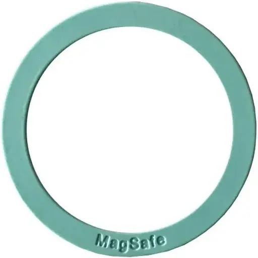 Пластина-кільце для MagSafe тримачів металева (+скотч) Silicone світло-синій - фото 1