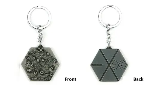 Брелок EXO PLANET серебро - фото 3