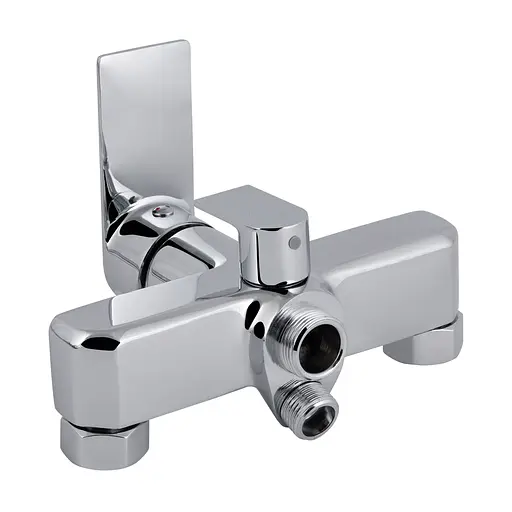 Смеситель для ванны Qtap Aries с длинным поворотным изливом (c душевым гарнитуром) QTARI2601CRM45558 Chrome - фото 3