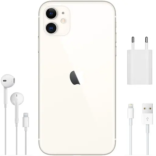 Смартфон Apple iPhone 11 128GB White Model A2221 (Grade C) Seller Refurbished - фото 6