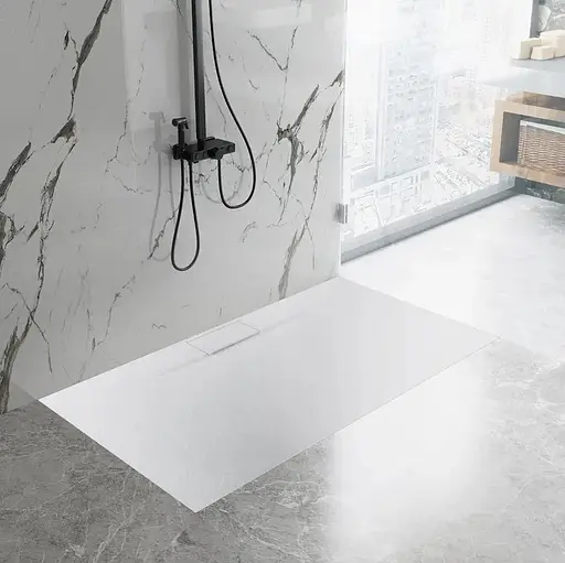 Душовий піддон Rea Bazalt 80x120 long white REA-K3321 Білий - фото 4