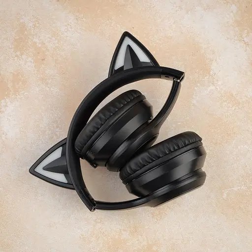 Навушники Onikuma B90 Bluetooth Gaming CAT with LED чорні - фото 5