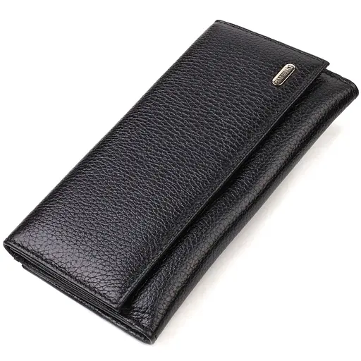 Кожаный кошелек Canpellini 10х19х1.5 см acs0025566 - фото 1