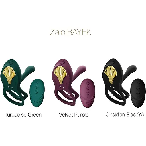 Смарт-эрекционное кольцо Zalo - Bayek Turquoise Green - фото 8