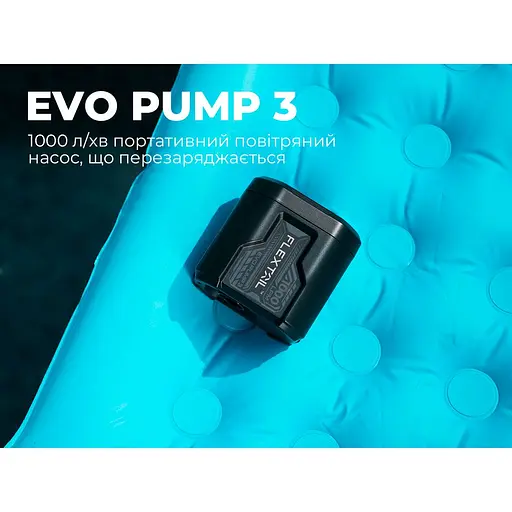 Портативный воздушный насос Flextail Evo Pump 3, 1000 л/мин, черный - фото 5