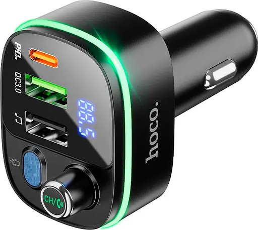 FM-трансмітер Hoco E62 Fast PD20W+QC3.0 BT FM Transmitter (756299) [85427] - фото 4