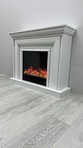 Електричний камін Elizabet Silver Bluetooth звук потріскування дров 1500Вт (10080127) - фото 5