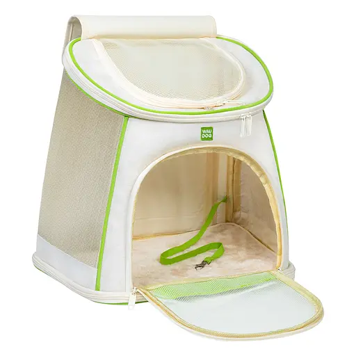 Рюкзак-переноска для кошек и собак Waudog Relax Eco 40х40х26 см до 8 кг   - фото 4