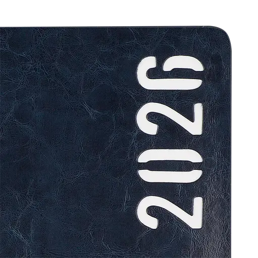 Щоденник датований Buromax Mind 2026 A5 штучна шкіра синій (BM.21152-02) - фото 4