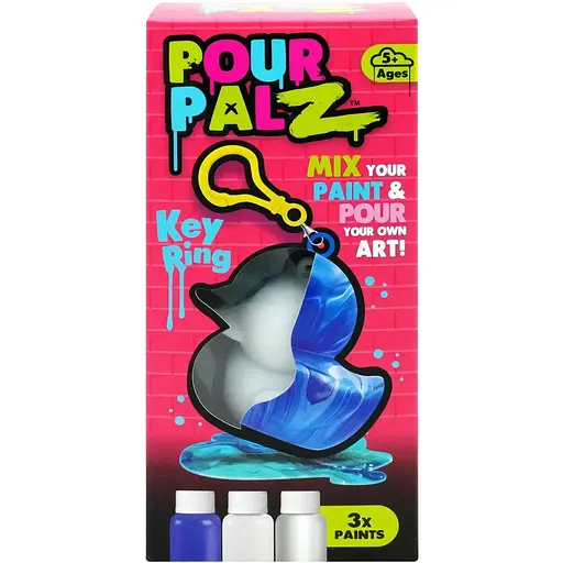 Набор для творчества ToyMonster Флюид Арт Брелок Утенок в ассортименте (GS-G26262) - фото 1