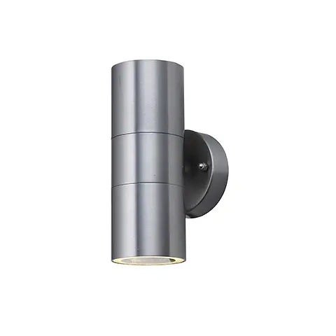 Світильник фасадний "MANOLYA-2" 2xGU10 мат.хром без лампи настінний - фото 1