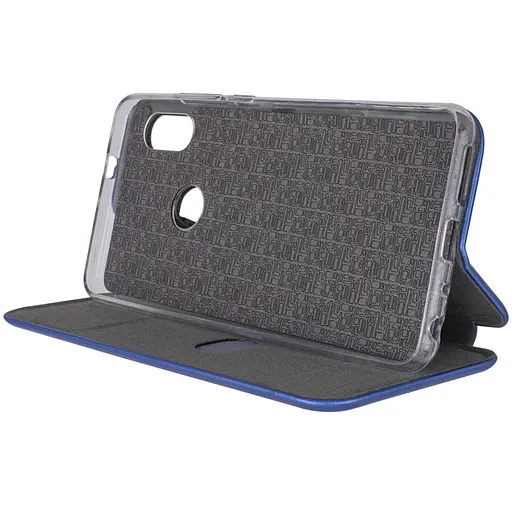 Кожаный чехол-книга Classy для Xiaomi Redmi Note 5 Pro / Note 5 (DC) Синий - фото 4