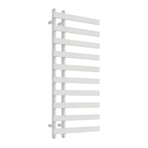 Рушникосушка дизайнерська Ideale Aurora 11 10/1000/450 білий, Білий - фото 1