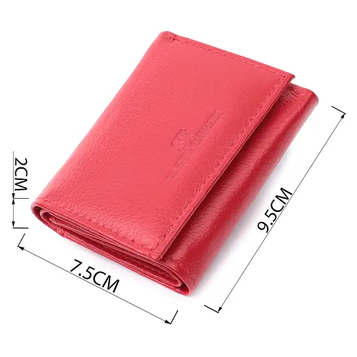 Жіночий шкіряний гаманець ST Leather 9.5х7.5х2 см acs0029449 - фото 3