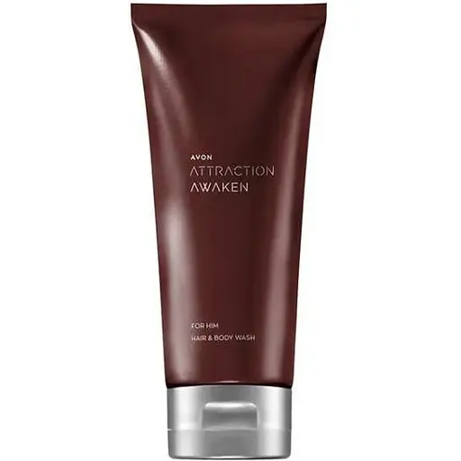 Шампунь-гель для душу Avon для чоловіків Attraction Awaken - фото 1