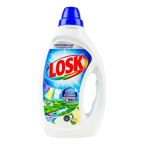 Гель для стирки Losk для белых вещей Горное озеро, 855 мл - фото 2