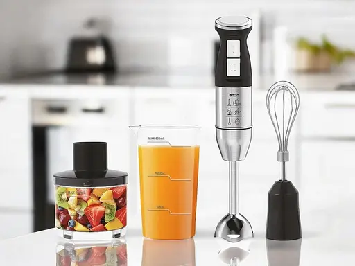 Занурювальний блендер Bitek BT-326 для дому 800Вт Чорний/Сірий - фото 3