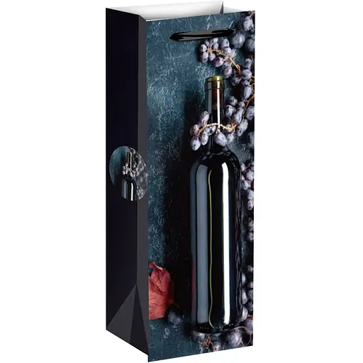 Пакет бумажный под бутылку Malevaro Вottle 13x8.5x36 см (761124ML-2)
