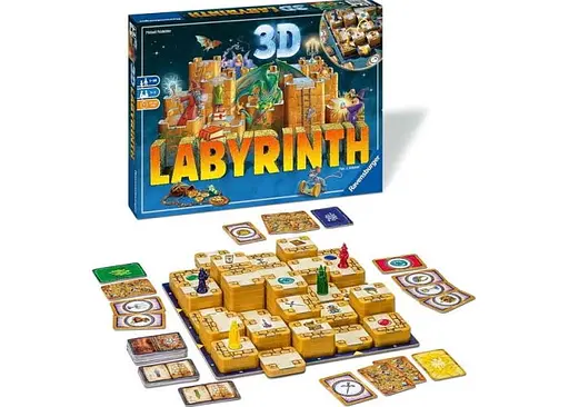 Настольная игра Ravensburger 3D Лабиринт (3D Labyrinth) (англ.) (26831) - фото 3