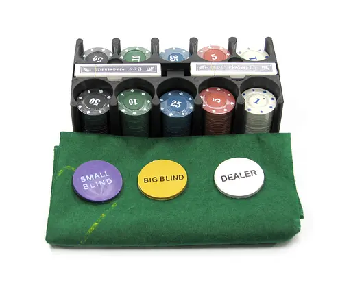 Настільна гра Покер THS-153 в металевій коробці - фото 4