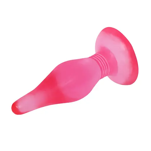 Анальна пробка Baile Butt Plug 13.8 см (рожевий) - фото 5