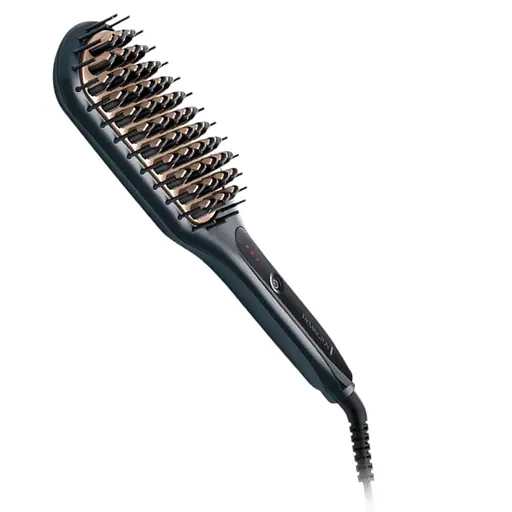 Щітка-випрямляч Remington Straight Brush, 62 Вт, температурних режимів 3, 150-230С, іонізація, кераміка, сірий