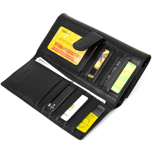 Кожаный женский кошелек ST Leather 19х10х3 см acs0018200 - фото 4