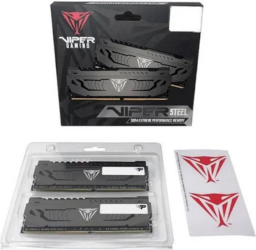 Модуль памяти DDR4 2x16 ГБ/3600 Patriot Viper Steel (PVS432G360C8K) - фото 3