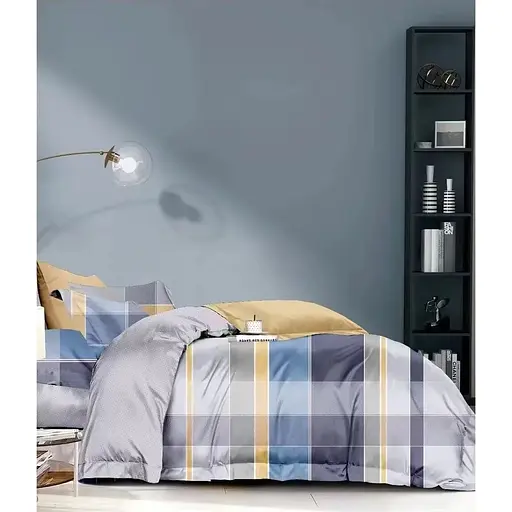 Комплект постільної білизни Soho Elle Delicat Grey Євро 200x230 см (A130056)