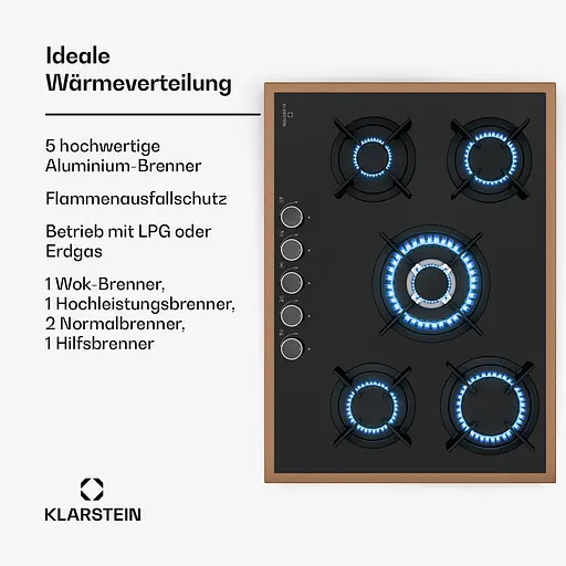 Газова варильна поверхня Klarstein Lumiflame (10046710) - фото 5