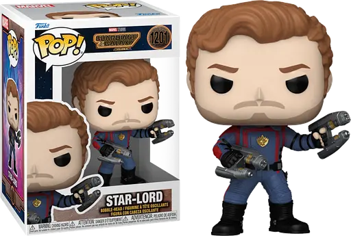 Фигурка Funko Pop Фанко Поп Guardians of the Galaxy Star Lord Стражи Галактики Звездный Лорд GG SL 1201 - фото 2