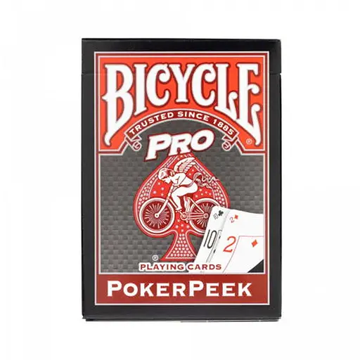 Карти гральні United States Playing Card Company Bicycle Pro PokerPeek (red) (01456-1) - фото 1