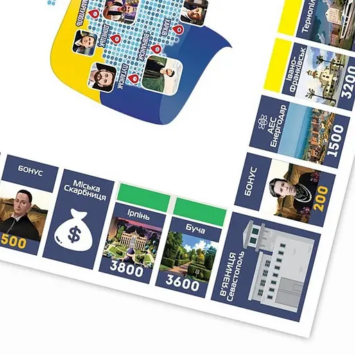 Настільна гра "Монополія України" FlixPlay PLR-0044 українською мовою - фото 5