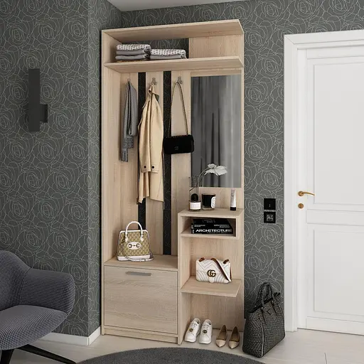 Прихожая Doros Ривьера Сонома 91,5х30х203 (81336222)