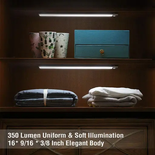 Ссвітильник EverBrite Under Cabinet Lighting 70 світлодіодіодів бездротовий датчик руху - фото 2