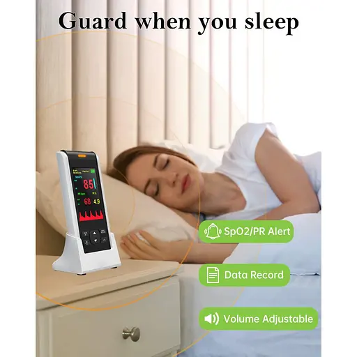 Ручний пульсоксиметр HOLFENRY, сенсорний монітор - фото 4