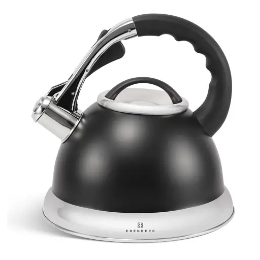 Чайник со свистком Edenberg EB-8851 из нержавеющей стали 3 л черный