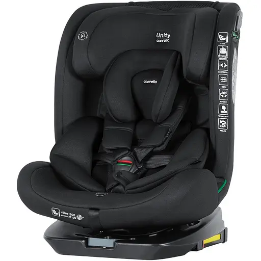 Автокрісло Carrello Unity CRL-17010 Totality Black з поворотом